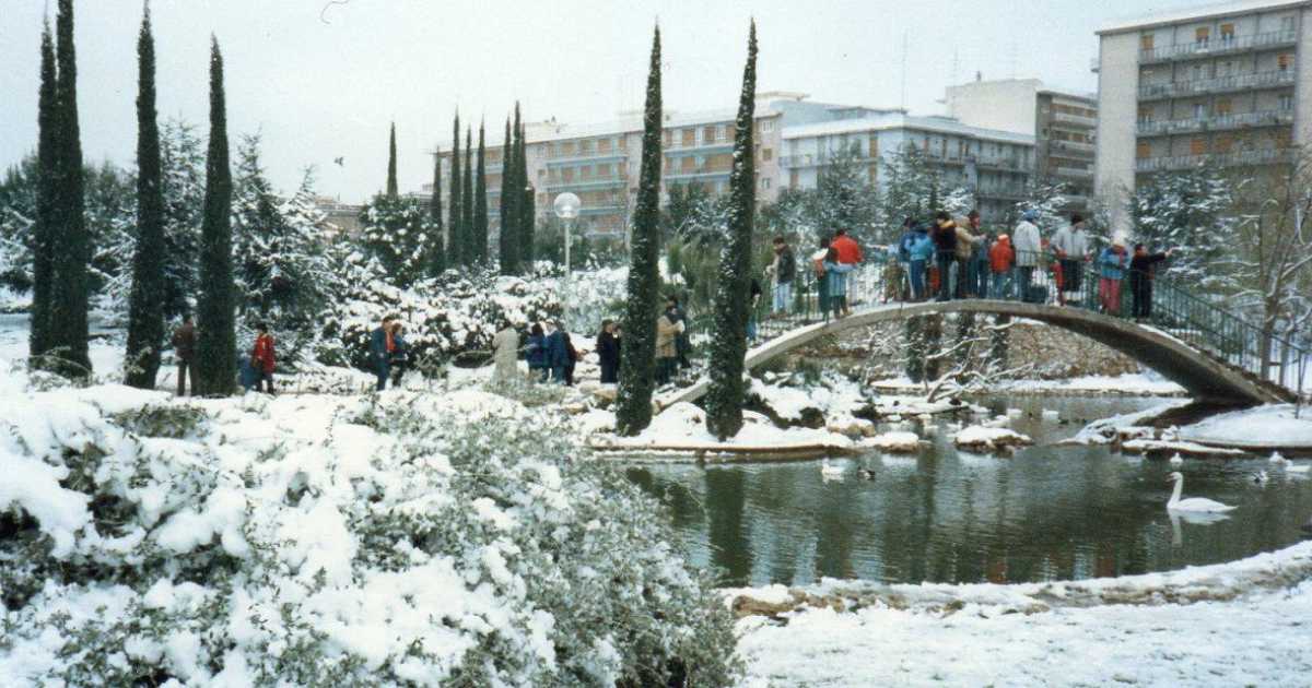 Bari: la storia del "newyorkese" Parco 2 Giugno, aperto per sempre in un giorno di neve